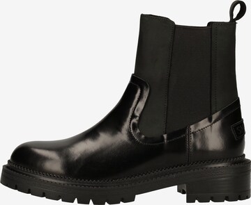 SHABBIES AMSTERDAM Chelsea Boots in Black