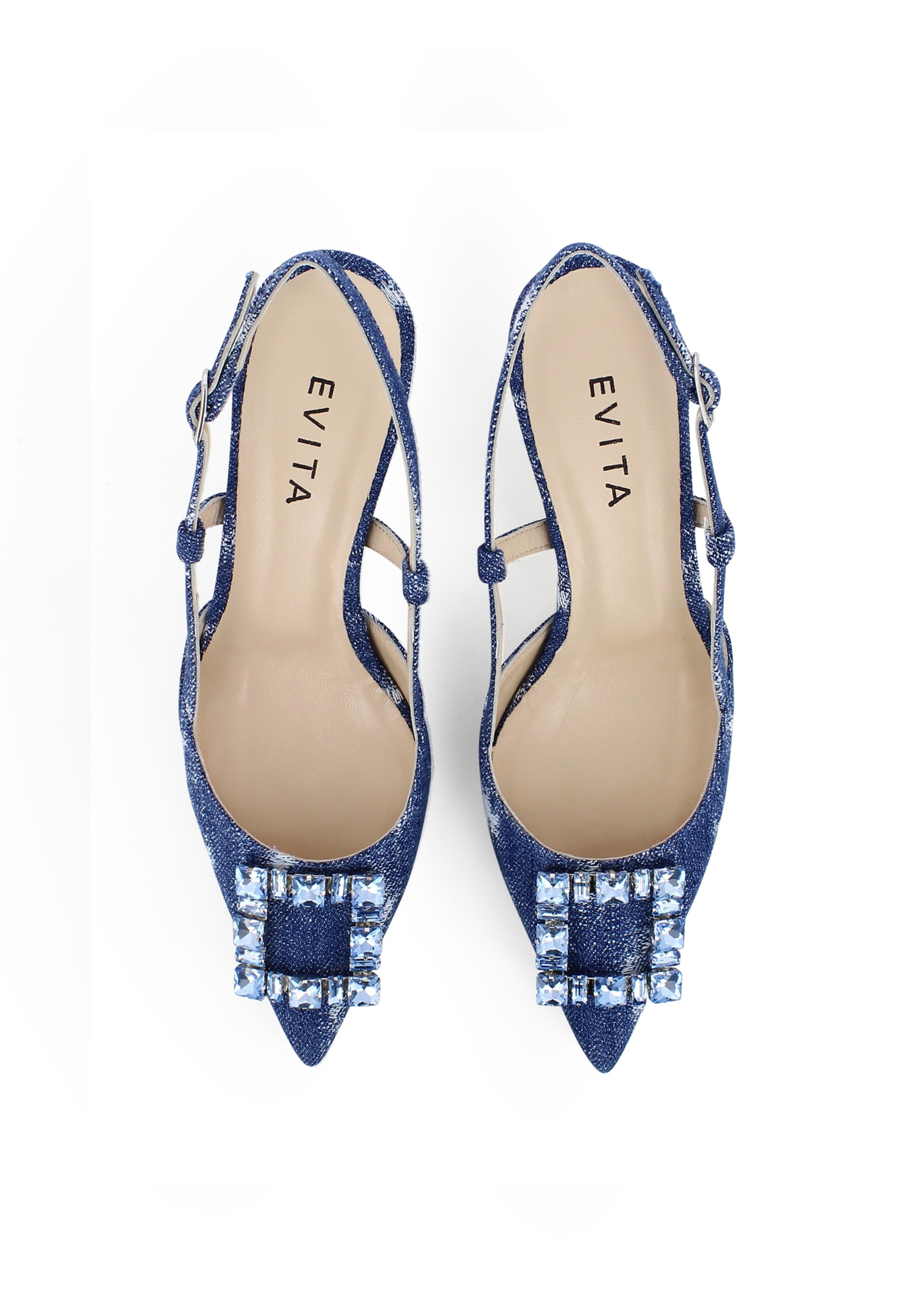 EVITA Slingback pumps 'PERLA' in Blue