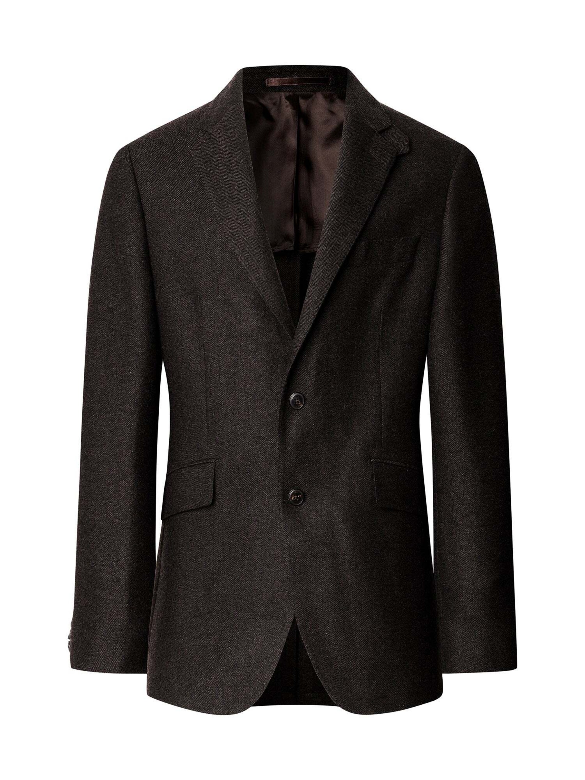 Hackett London Slim fit Suit Jacket in Brown: front