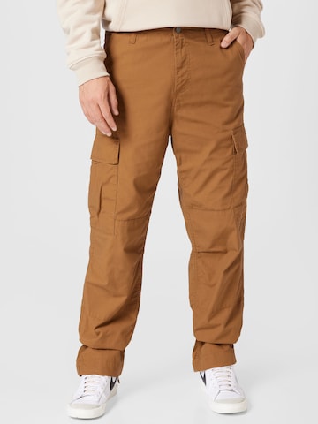 Carhartt WIP Cargo Pants in Brown: front