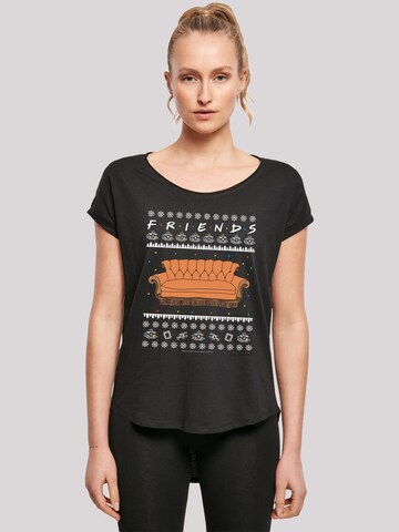 F4NT4STIC Shirt 'Friends Fair Isle Couch' in Black: front