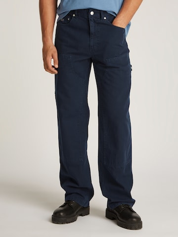 Tommy Jeans Loose fit Trousers 'JAIMIE' in Blue: front