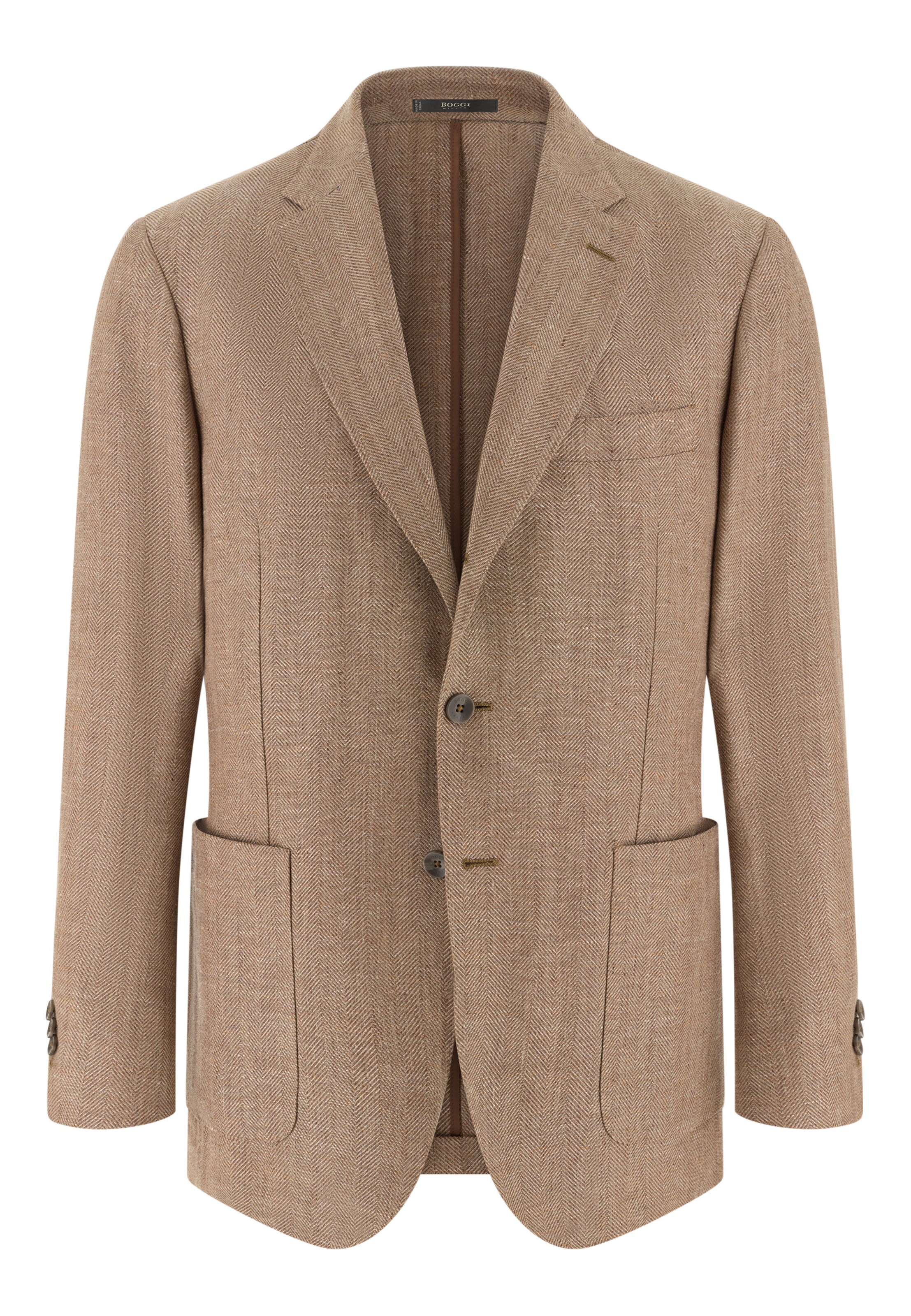 Boggi Milano Regular fit Colbert in Grijs: voorkant