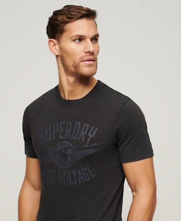 Superdry Shirt in Zwart