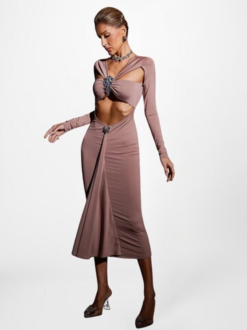 Mew Mews Kleid 'Kaison' in Braun