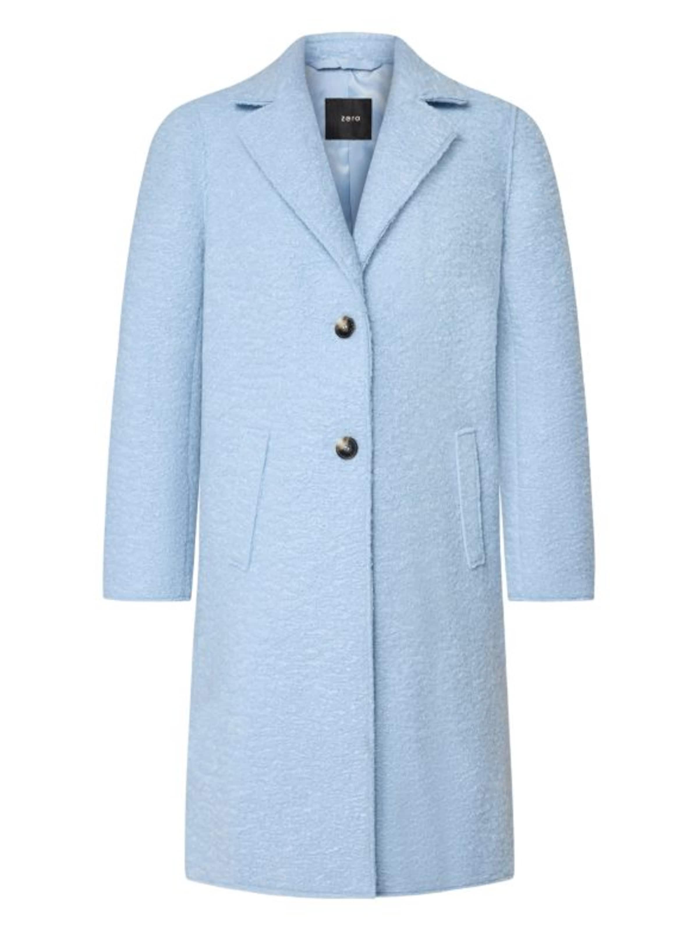 Manteau mi-saison zero en bleu : devant