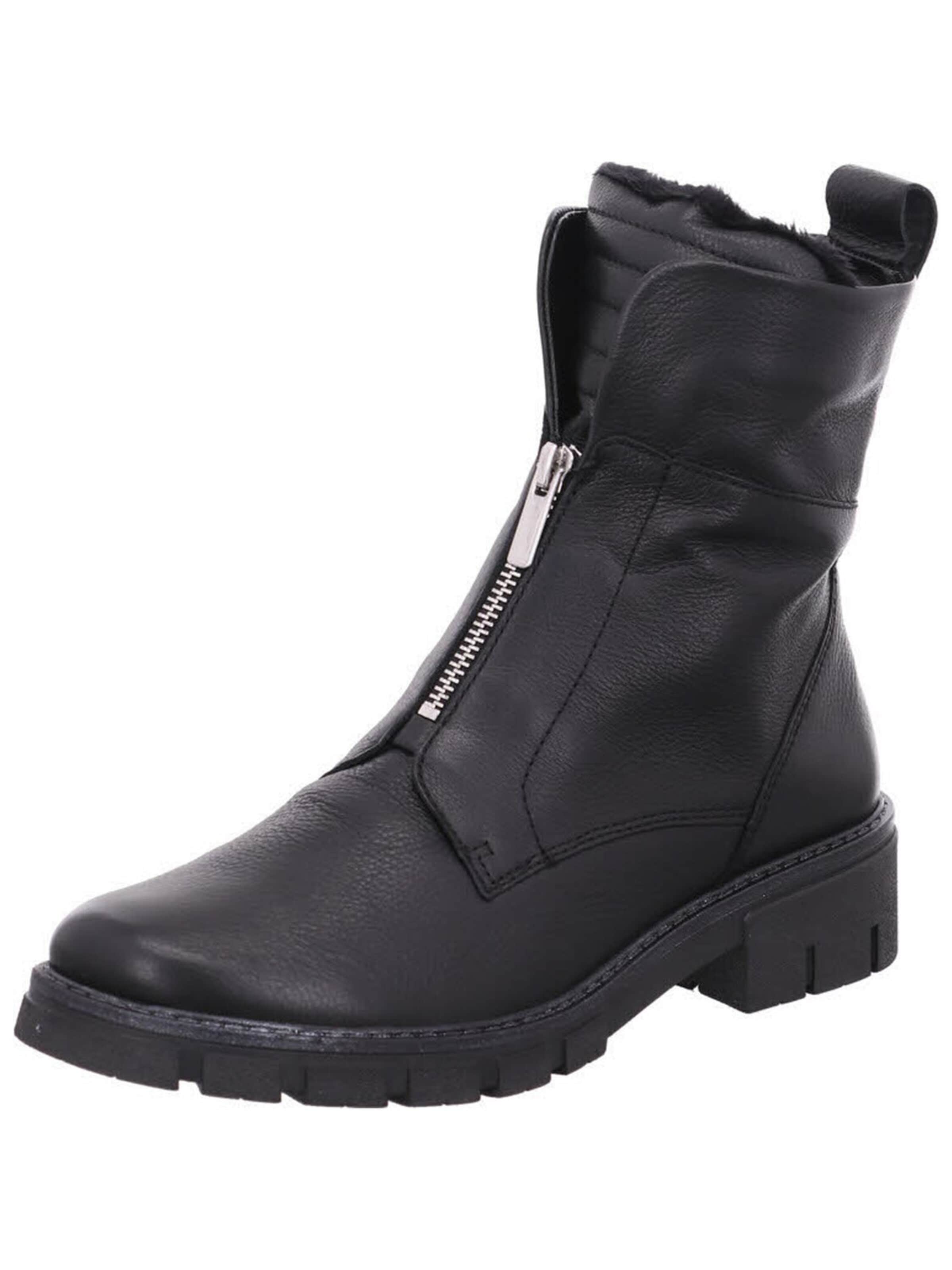 ARA Boot 'Stiefelette Damen 1223130 65 Glattleder in schwarz' i svart: framsida