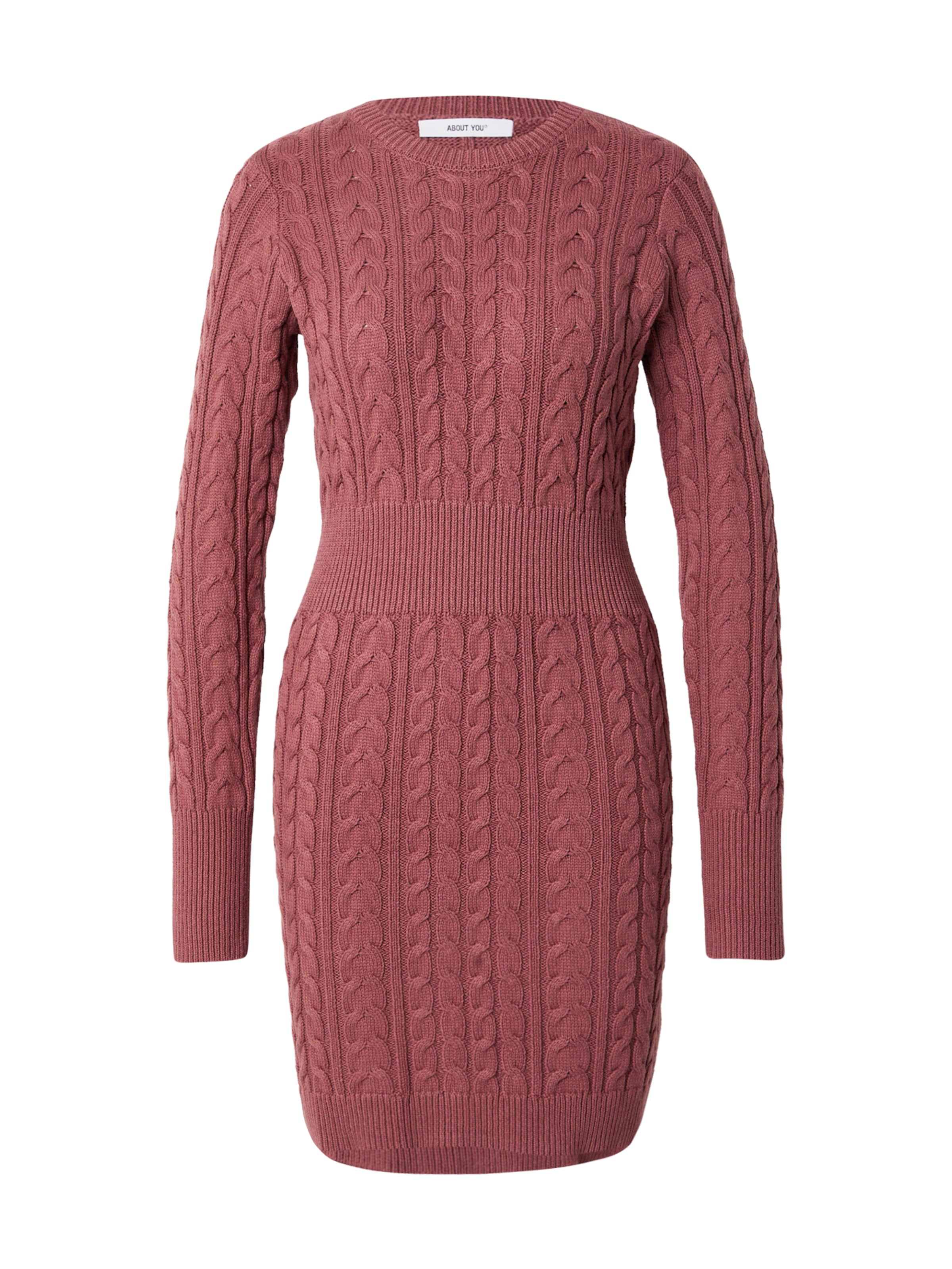ABOUT YOU Knitted dress 'Valeria' in Pink: front
