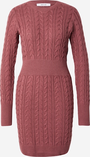Megzta suknelė 'Valeria' iš ABOUT YOU, spalva – rausvai raudona, Prekių apžvalga