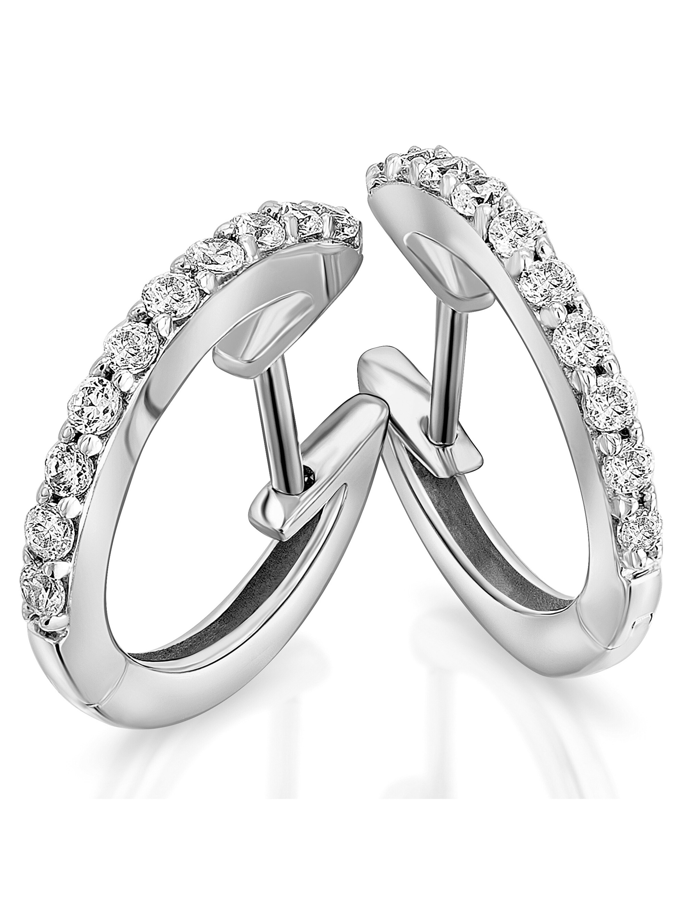 ONE ELEMENT Ohrringe in Silber: Vorderseite