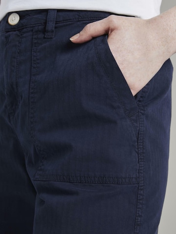 TOM TAILOR DENIM Regular Chino Pants in Blue