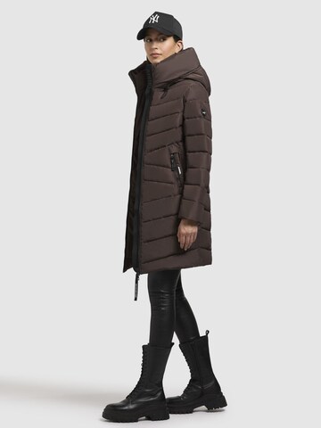 Manteau d’hiver 'Pluz' khujo en marron