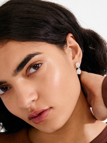 Pilgrim Náušnice 'Ember' – stříbrná