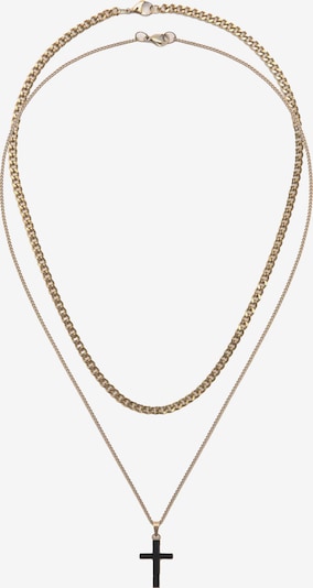 Pull&Bear Łańcuszek w kolorze złoty / czarnym, Podgląd produktu