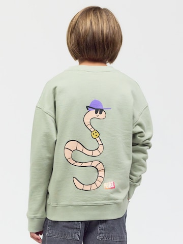 Play Play Pauly Sweatshirt 'CHECKER TOBI' in Green
