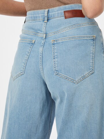 FIVEUNITS Wide Leg Jeans 'Abby Crop' i blå