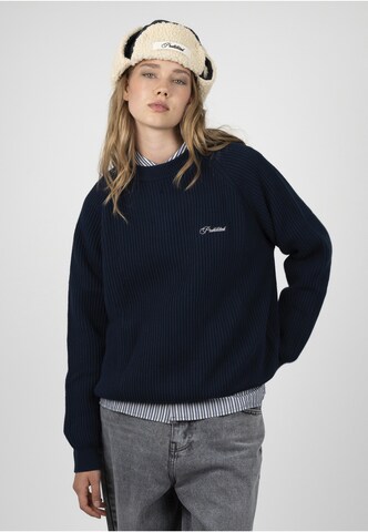Prohibited Sweater in Blue: front