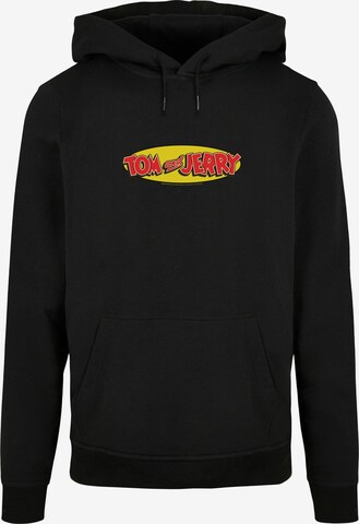 ABSOLUTE CULT Sweatshirt 'Tom and Jerry' in Schwarz: predná strana