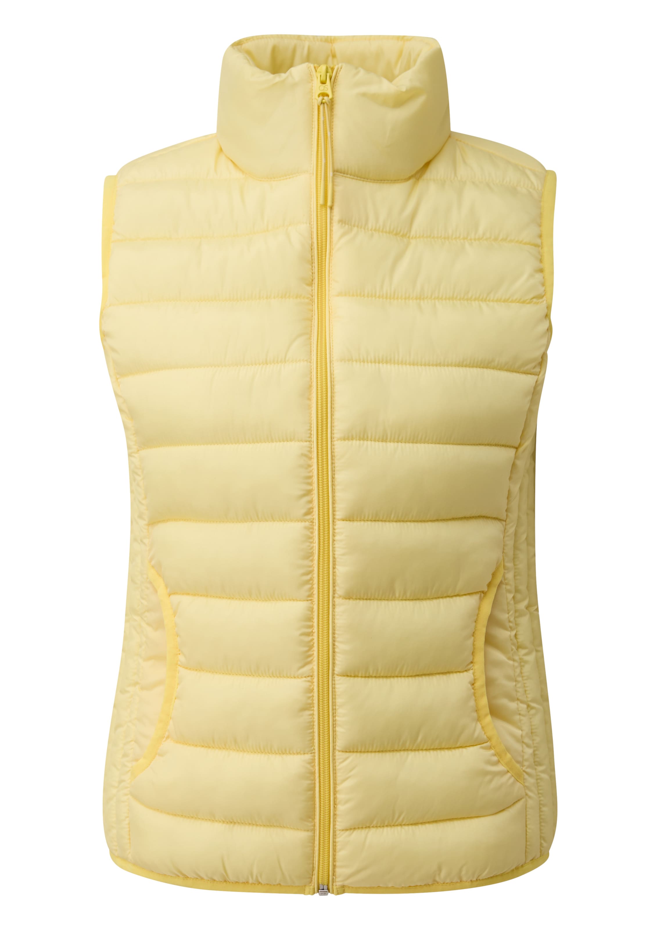 QS Bodywarmer in Geel: voorkant