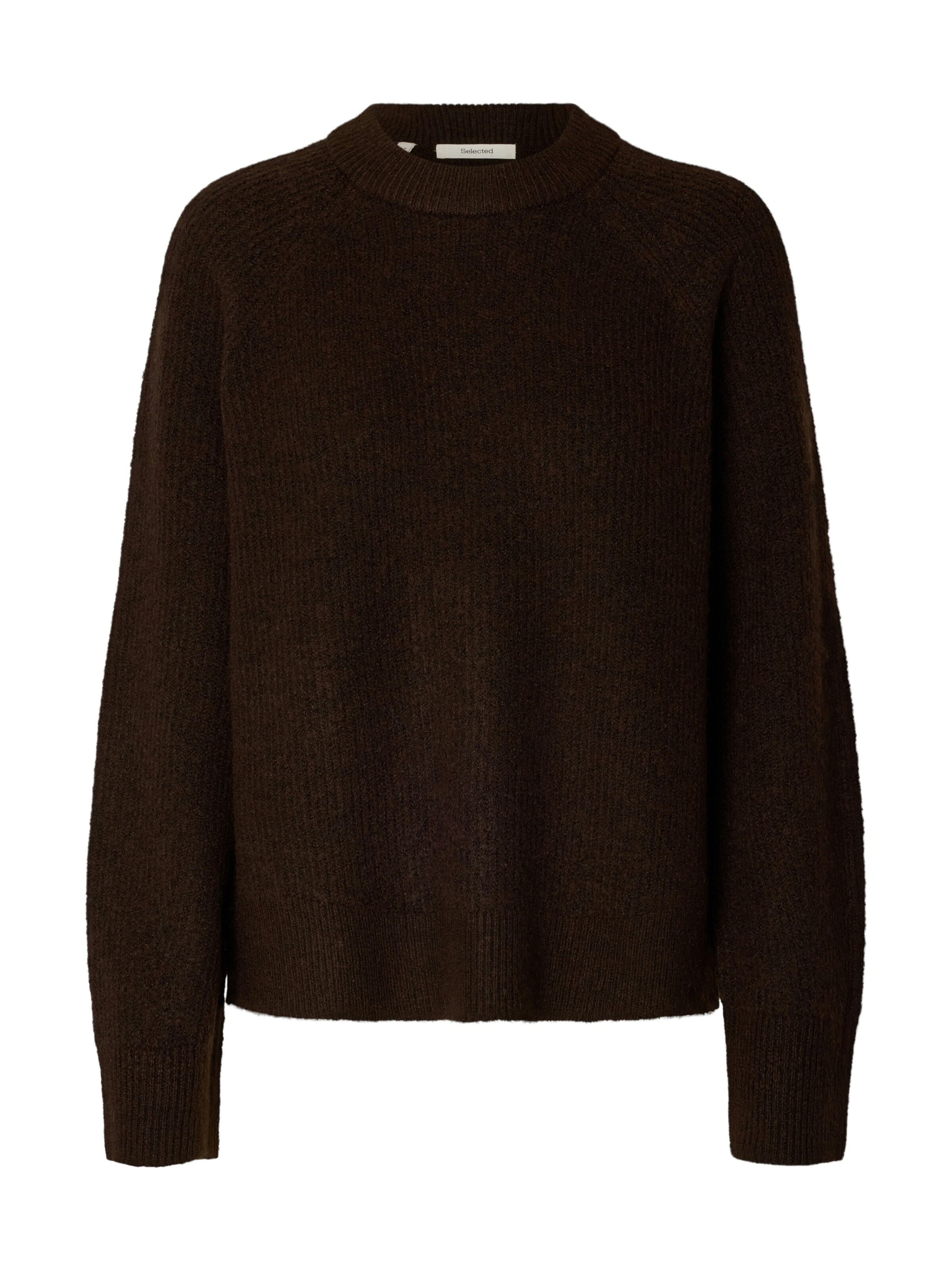 SELECTED FEMME Pullover 'SLWLULU' in Braun: Vorderseite