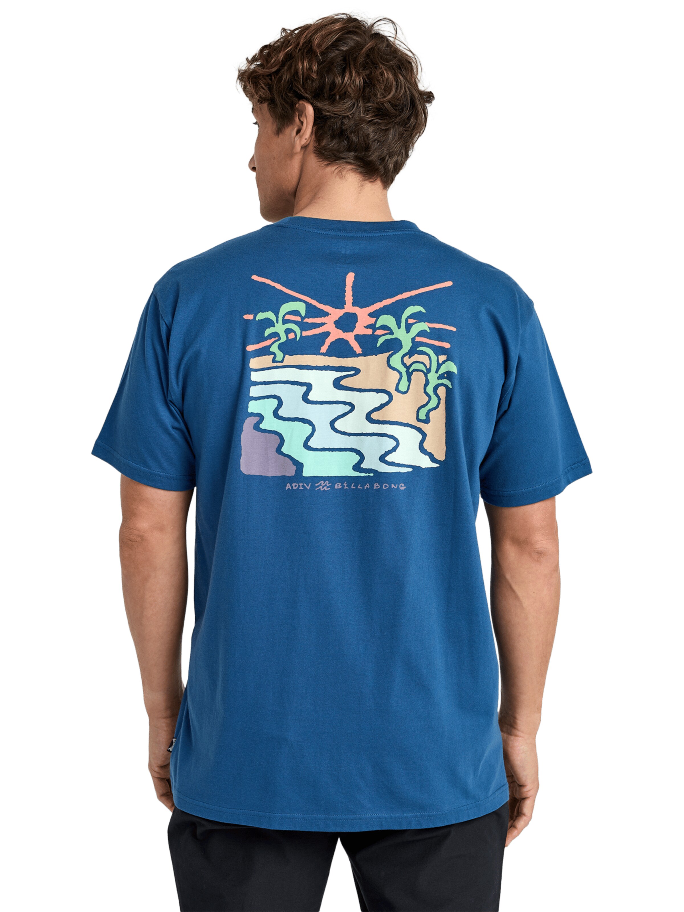 T-Shirt 'Shine' BILLABONG en bleu : devant