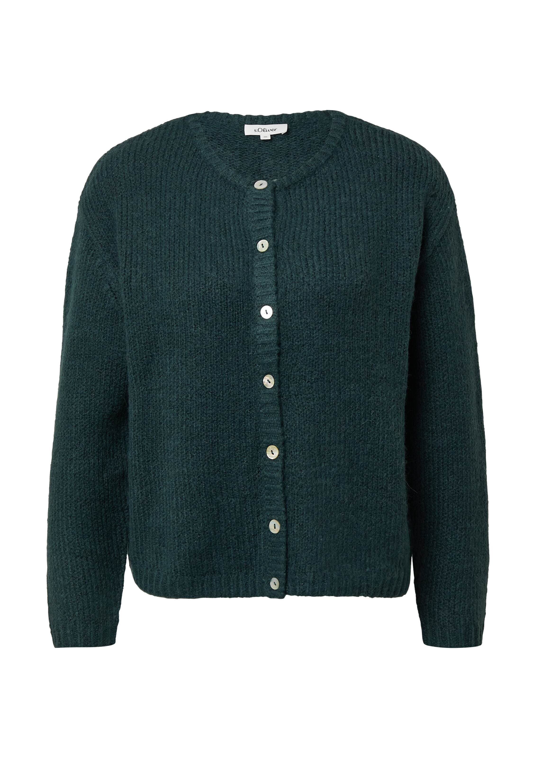 s.Oliver Strickjacke in Grün: Vorderseite