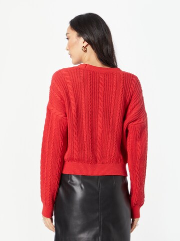 ONLY Knit cardigan 'CARLA' in Red