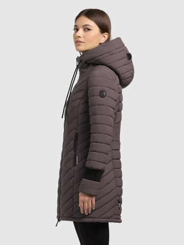 khujo Winter Coat 'Nita4' in Grey