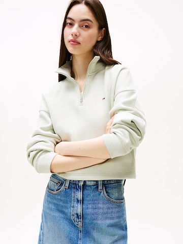 Tommy Jeans Sweatshirt in Green: front