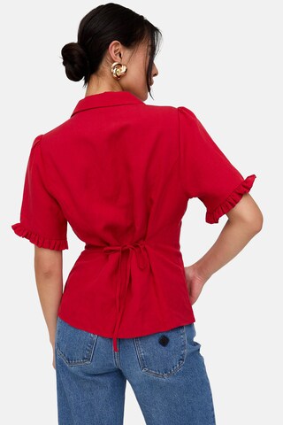 lily and lionel Bluse 'Rachel' in Rot
