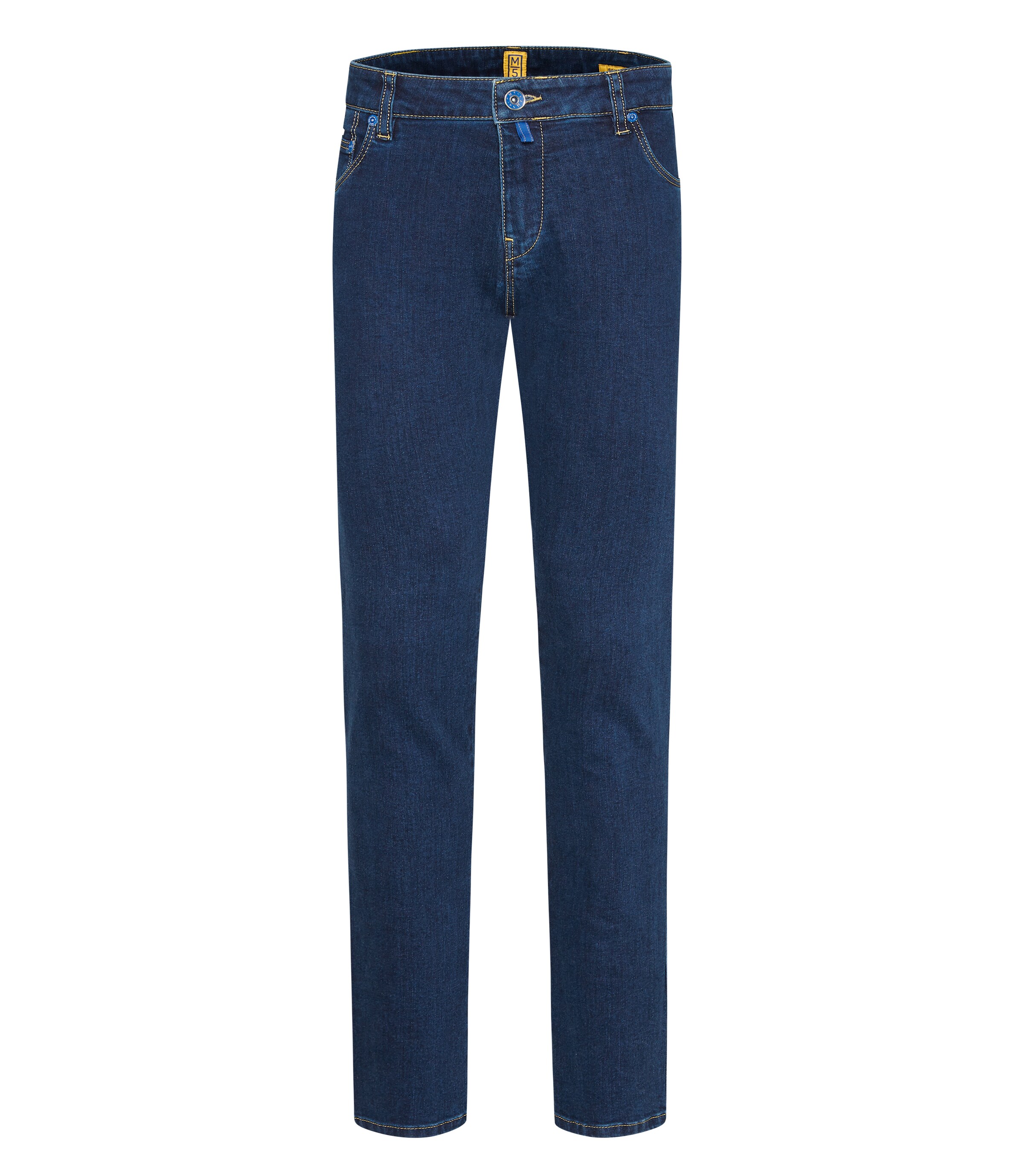 Coupe slim Jean Meyer Hosen en bleu : devant