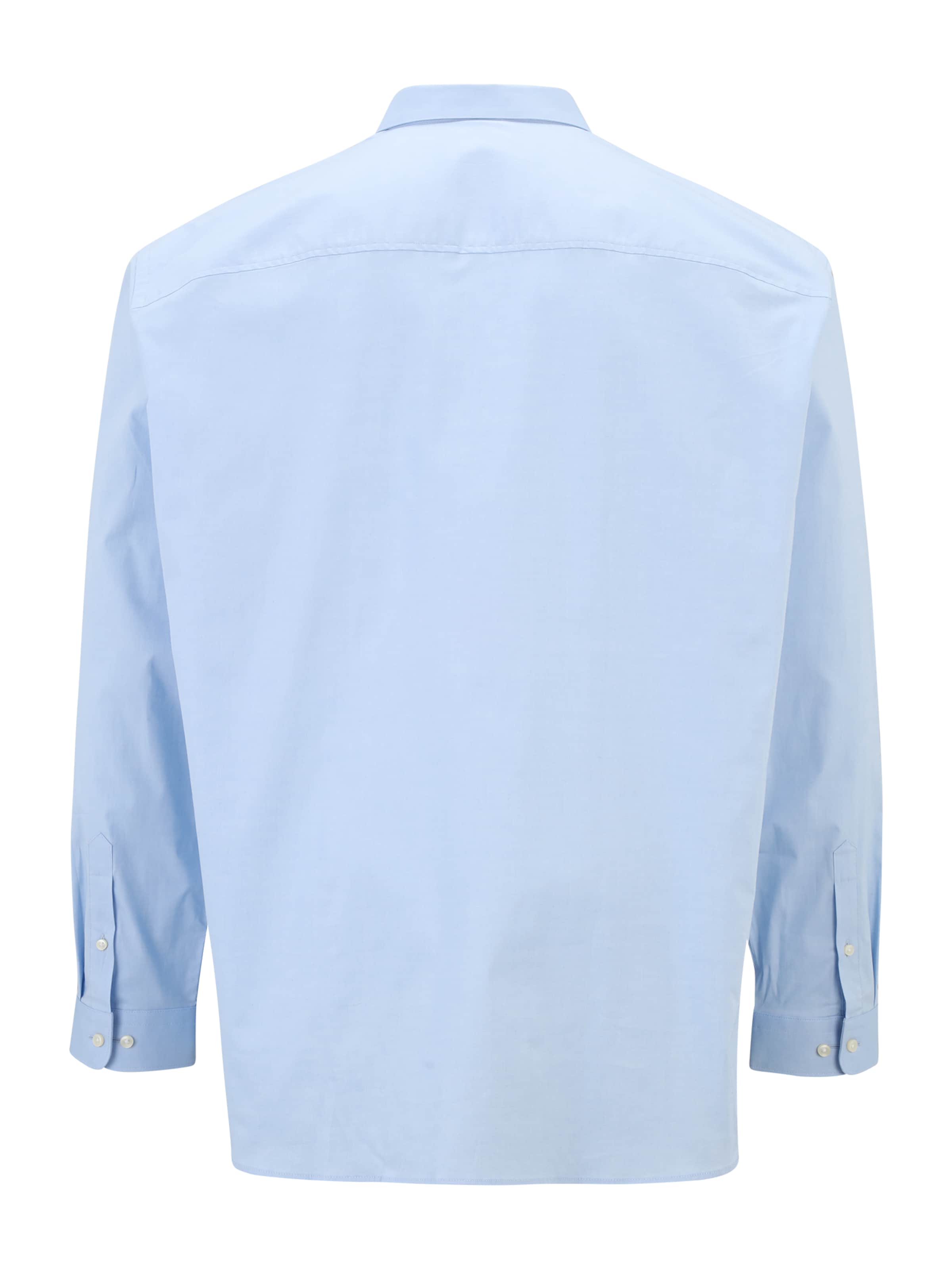 Jack & Jones Plus Comfort fit Business Shirt 'JJPRParma' in Blue
