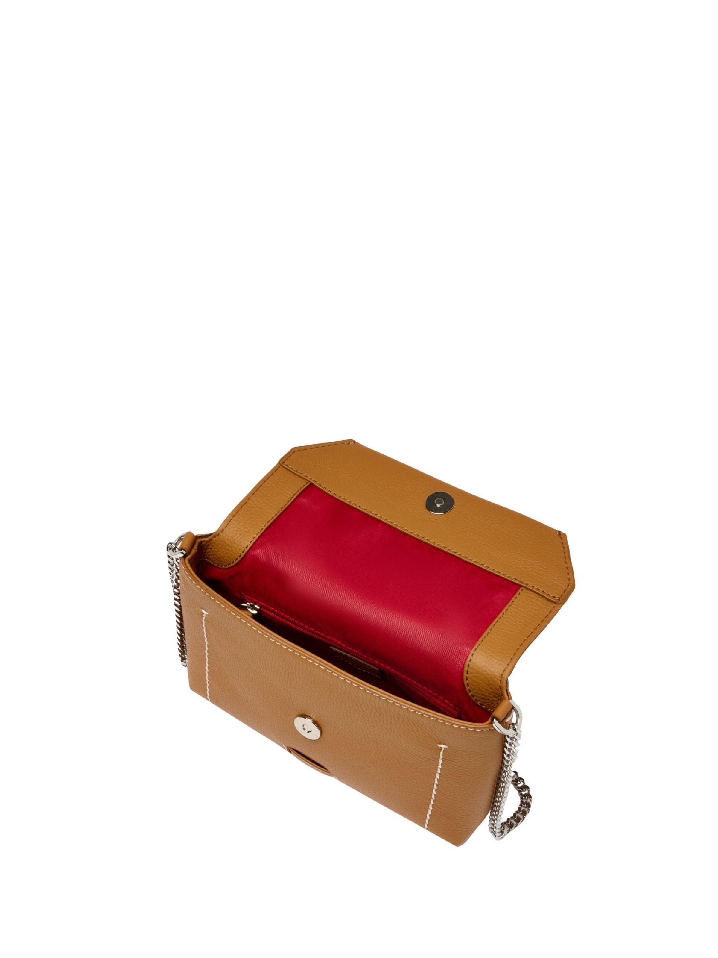 Borsa a spalla 'Lancel Sac Rabat S Ninon Soft Camel Femme A1403020TU' di Lancel in marrone