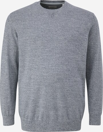 s.Oliver Men Big Sizes Sweater in Blue: front