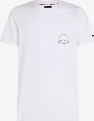 Tricou de la TOMMY HILFIGER pe alb: față