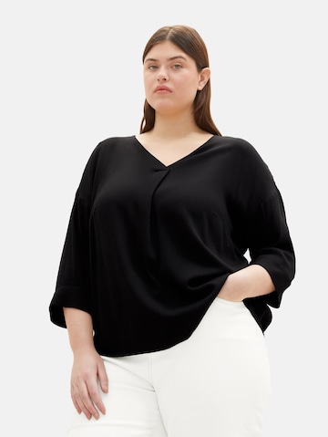 Tom Tailor Women + - Blusa en negro