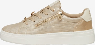 Baskets basses s.Oliver en or : devant