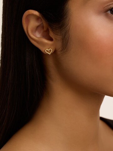 Boucles d'oreilles 'AMORINA' Ted Baker en or : devant