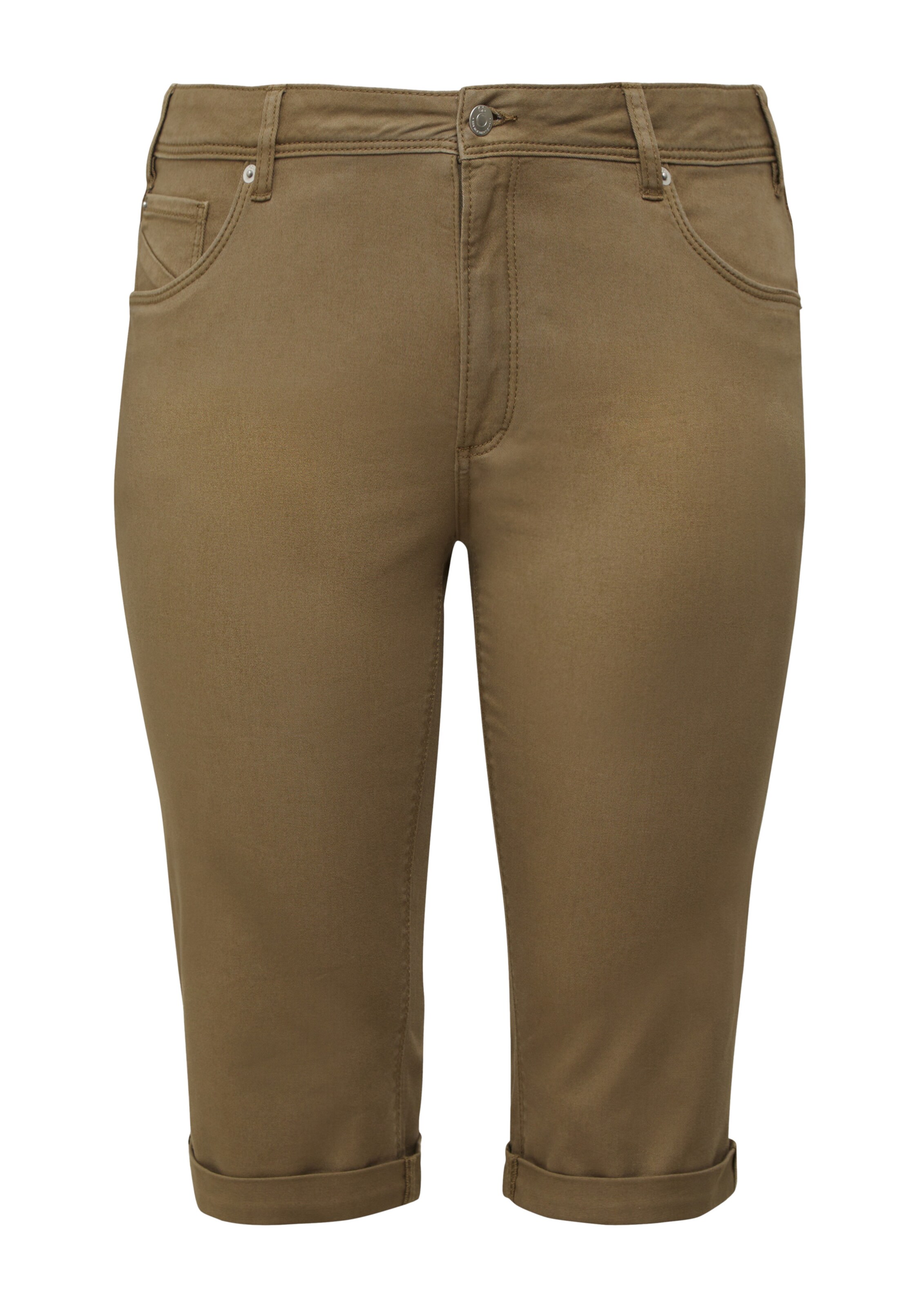 QS Shorts 'Catie' in Grün: Vorderseite