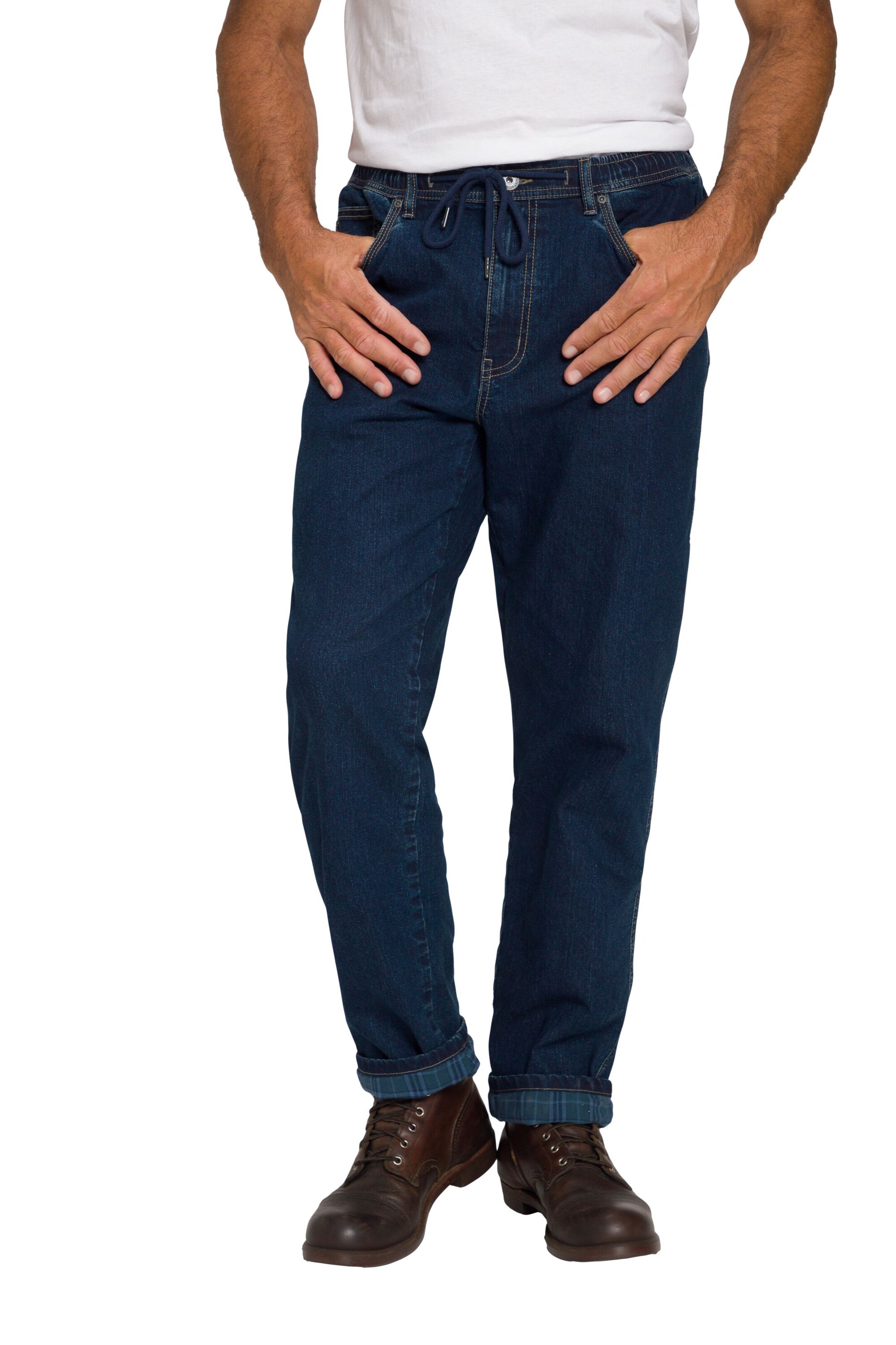 JP1880 Regular Jeans in Blauw: voorkant