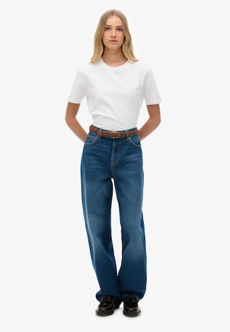 Superdry Wide leg Jeans in Blauw