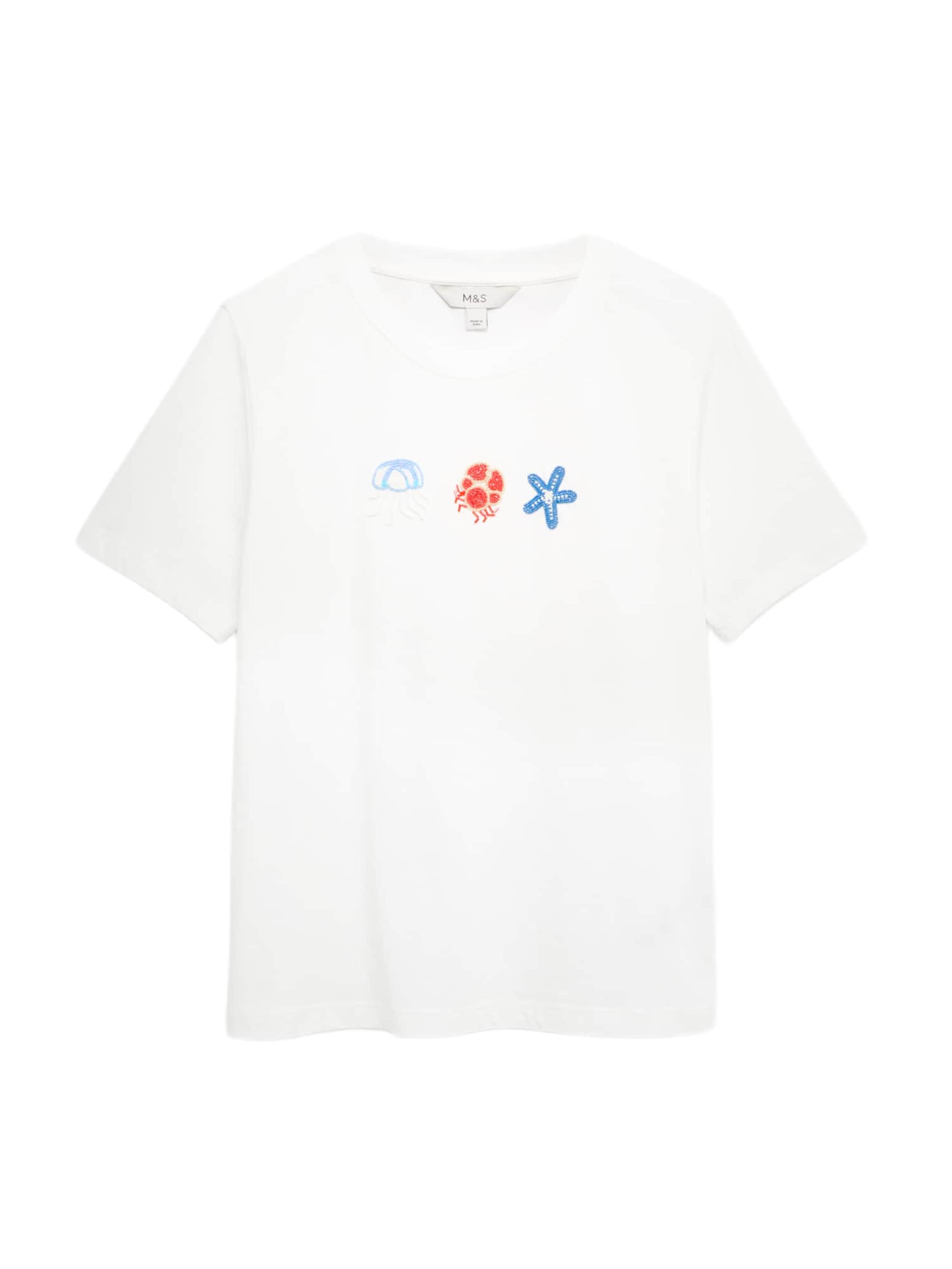 Marks & Spencer T-Shirt in Weiß: Vorderseite
