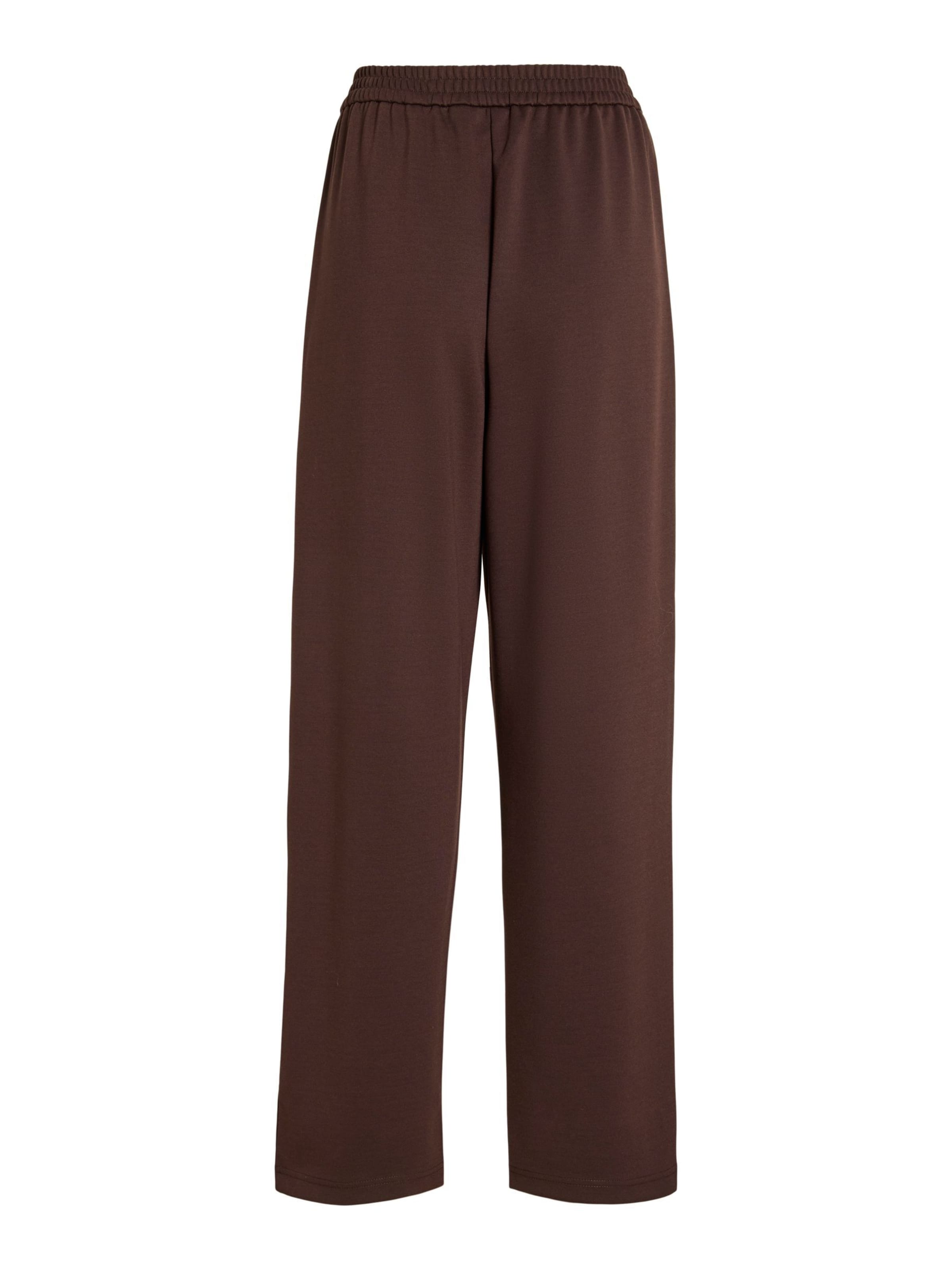 VILA Loose fit Trousers 'VIELLIE ' in Brown