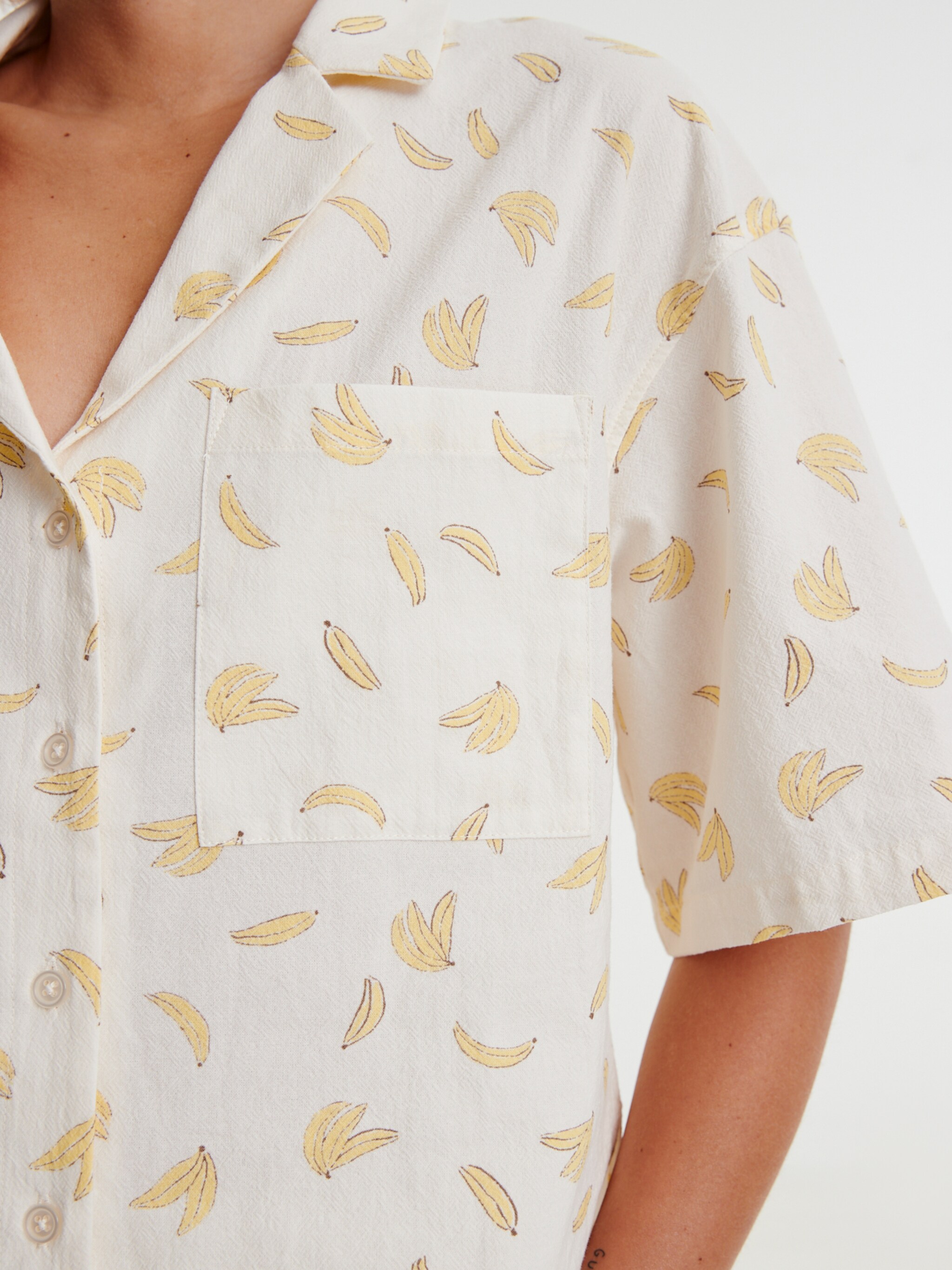EDITED Producten Blouse 'DALLAS' Pasteelgeel