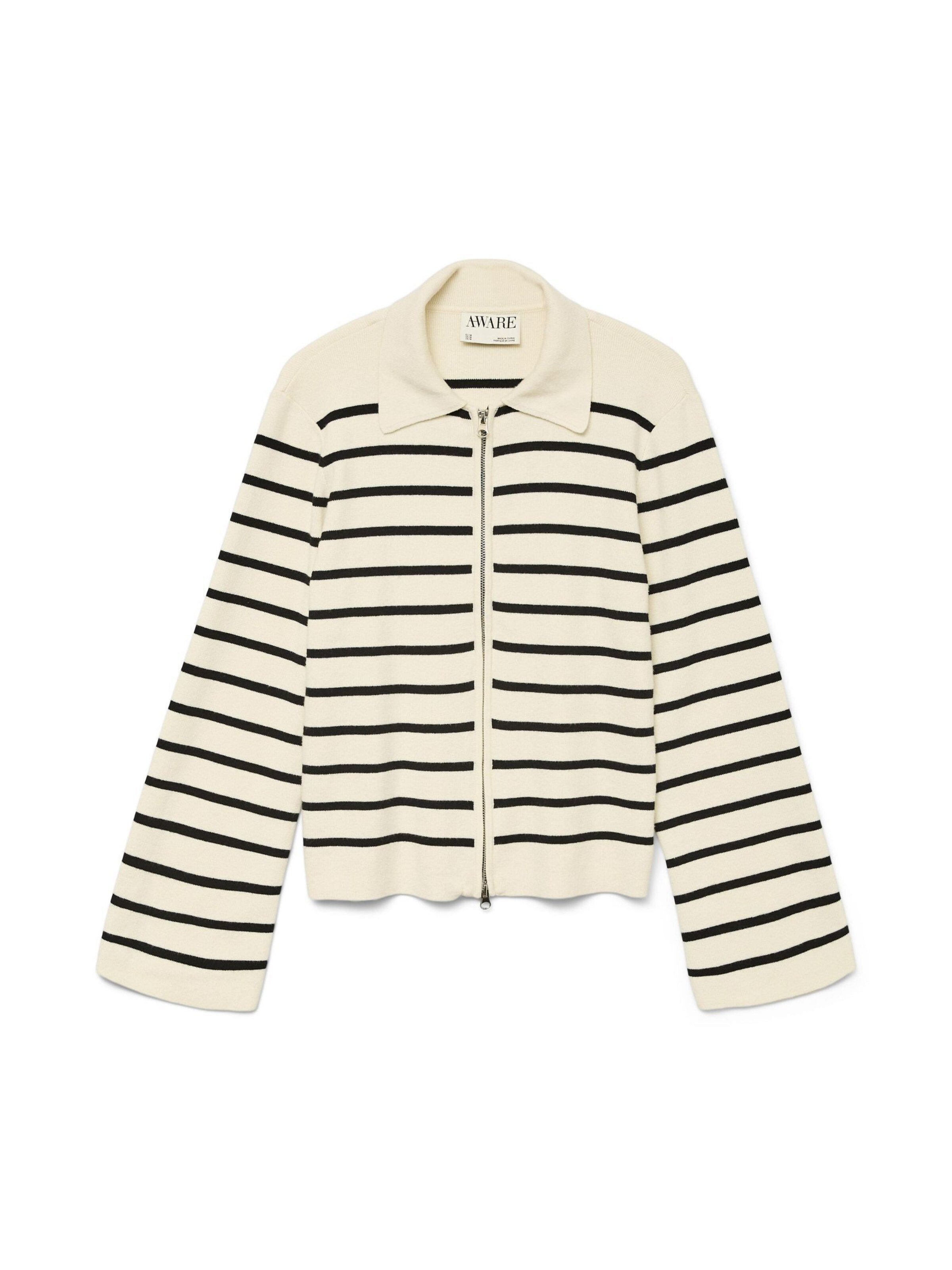 VERO MODA Gebreid vest 'VMHanna' in Beige: voorkant