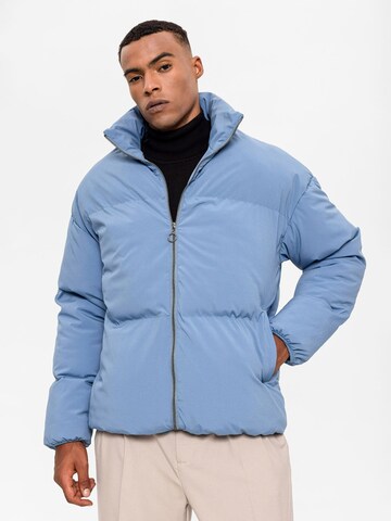 Veste d’hiver Antioch en bleu : devant