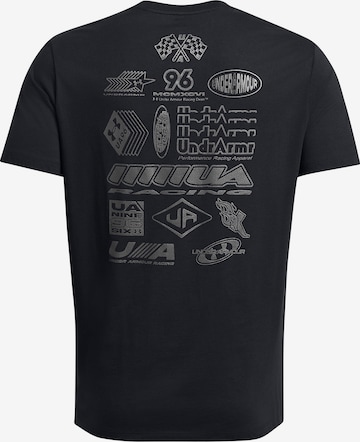 UNDER ARMOUR Functioneel shirt 'Launch' in Zwart