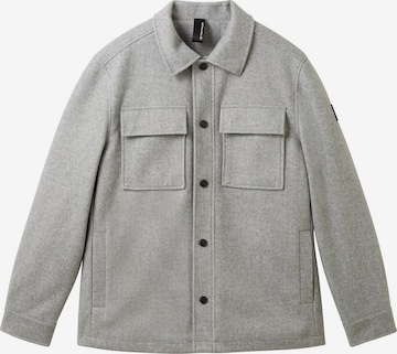 TOM TAILOR Prehodna jakna | siva barva: sprednja stran