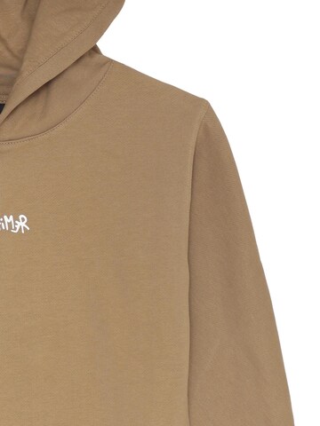 DISCLAIMER Sweatshirt 'BackHood' in Beige