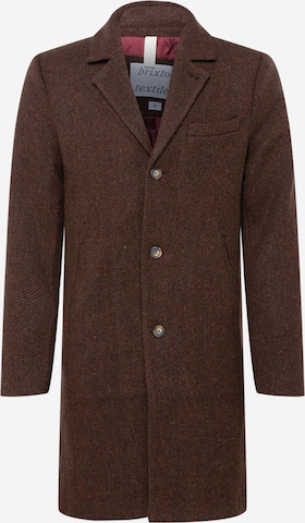 Brixtol Textiles Between-Seasons Coat 'Ian' in Brown: front